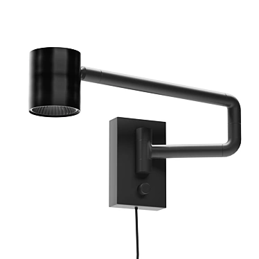 Adjustable Tripod Wall Lamp: NYMÅNE by IKEA 3D model image 1 