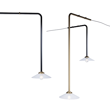 Elegant Ceiling Lamp Trio: Valerie Objects Set 3D model image 1 