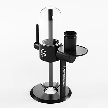 360° Glass Gravity Hookah 3D model image 1 