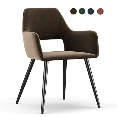 ComfortFit Armchair 3D model image 1 