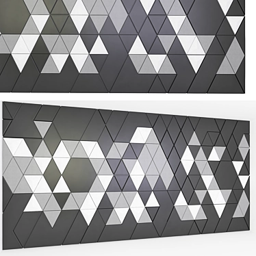 Composite Wall Panel 8000x4000mm 3D model image 1 