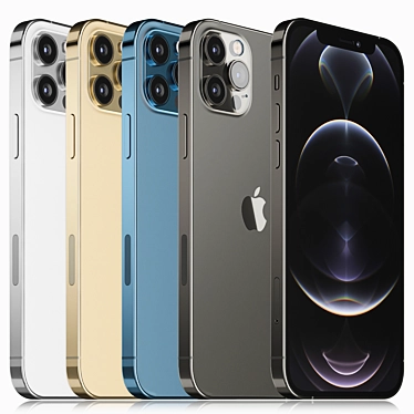 iPhone 12 Pro: Experience Every Color 3D model image 1 