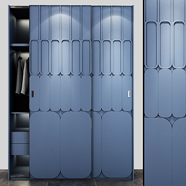 Sleek Storage Solution: Cabinet 029 3D model image 1 