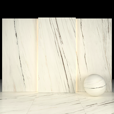 Bianco Great Marble: Luxurious and Versatile 3D model image 1 
