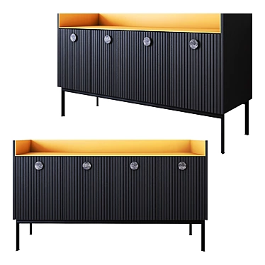 Modern Look Buffet & Sideboard Sets 3D model image 1 