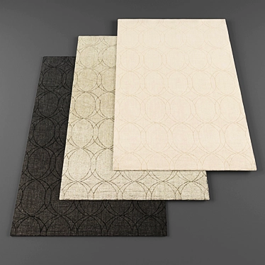 Luxury Carpet Collection: 5 High-Resolution Textures 3D model image 1 