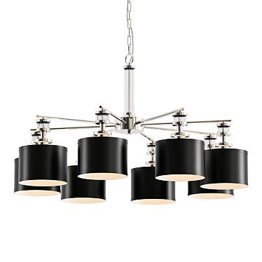 Elegant Isidora Chandelier 3D model image 1 