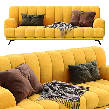 Elegant Chloe Sofa - Papadatos 3D model image 1 