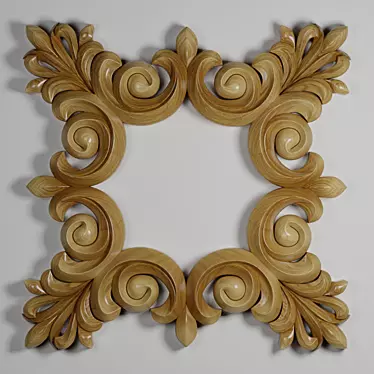 Elegant Architectural Ornament 3D model image 1 