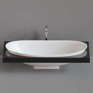 Ceramica Flaminia IO Vanity Tub 3D model image 1 