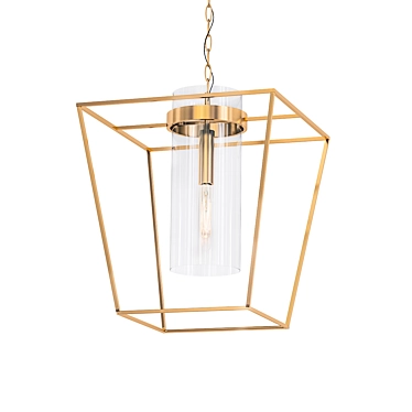 Elegant Presidio Small Lantern 3D model image 1 