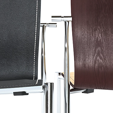 Icarus Collection: Versatile Chairs and Armchairs with Swivel or Fixed Legs 3D model image 1 