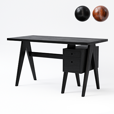 Elegant Eichholtz Desk Jullien 3D model image 1 