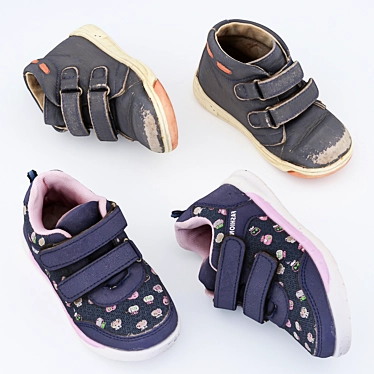 3D Scanned Children's Shoes 146: High-Quality Texture Maps 3D model image 1 