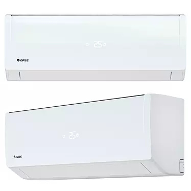 GREE GWH07QA-K3DNB6C Smart 7K BTU Air Conditioner 3D model image 1 