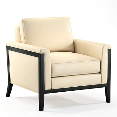 Luxurious Ava Leather Chair by Hancock & Moore 3D model image 1 