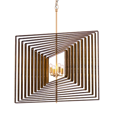 Elegant Empire Chandelier 3D model image 1 