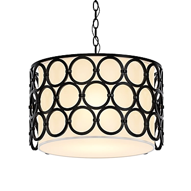 Elegant Alexandra Hanging Shade 3D model image 1 