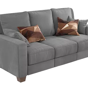 Elegant West End Sofa: Stylish Comfort for Your Home 3D model image 1 