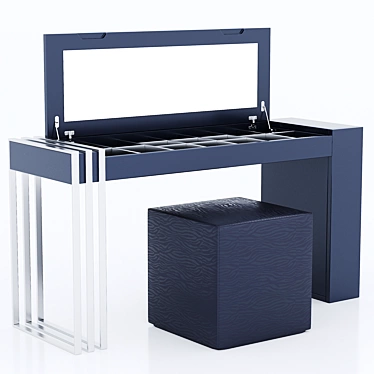 Franco Furniture | Dressing table with ottoman 3