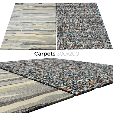 Elegant Interior Carpets 3D model image 1 