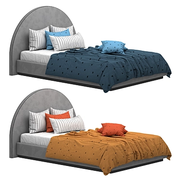 Archive Bed Collection 3D model image 1 