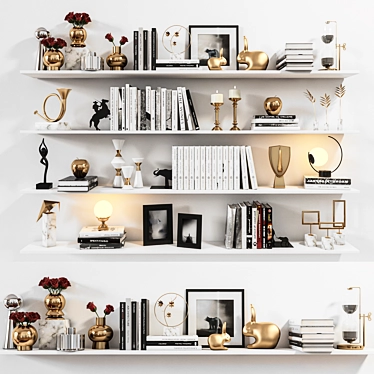 12-Shelf Storage Solution: Maximize Space and Organization 3D model image 1 