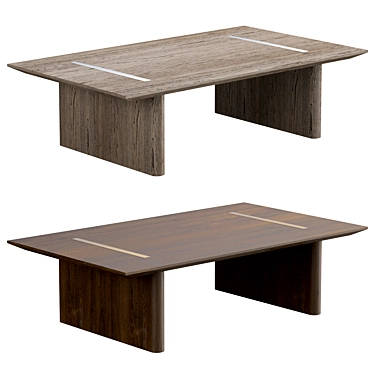 Sleek Balmain Coffee Table 3D model image 1 