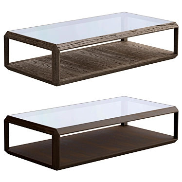 Sleek Modern Mattias Coffee Table 3D model image 1 