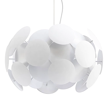 Elegant Butaphone Pendant Light 3D model image 1 