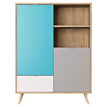 Ultimate Storage Solution | Otto Jona Highboard 3D model image 1 