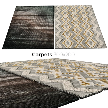 Luxury Interior Carpets 3D model image 1 