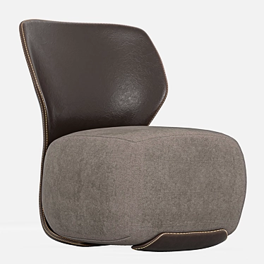 Modern Armchair in 3dsmax 2015 3D model image 1 