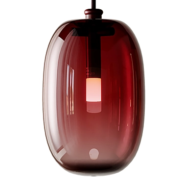 Sleek Pebble Pendant by Joel Karlsson 3D model image 1 