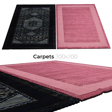 Elegant Interior Carpets 3D model image 1 