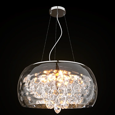 Luxury Hanging Chandelier: Wertmark Apollonia 3D model image 1 