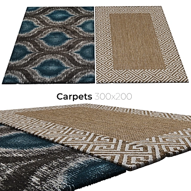 Title: Elegant Interior Carpets 3D model image 1 