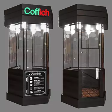 QuickCafé: Convenient Coffee On-The-Go 3D model image 1 