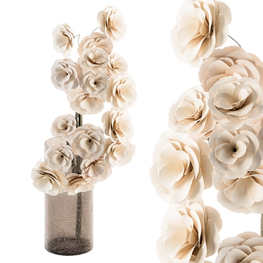 Elegant Blooms in Vase | 34 3D model image 1 