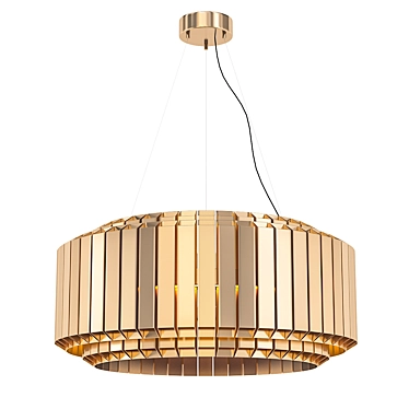 Elegant Anton Chandelier 3D model image 1 