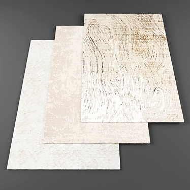 Modern Rugs Set - 3 Pieces, Texture Archive 3D model image 1 