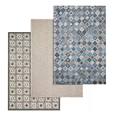 Versatile High-Quality Carpet Set 3D model image 1 