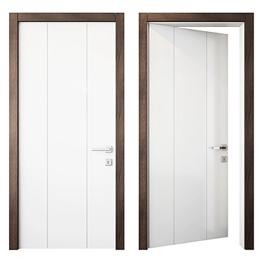 Elegant 3DMax Modern Door 3D model image 1 