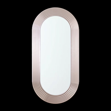 West Elm Metallic Mirror Pill 3D model image 1 