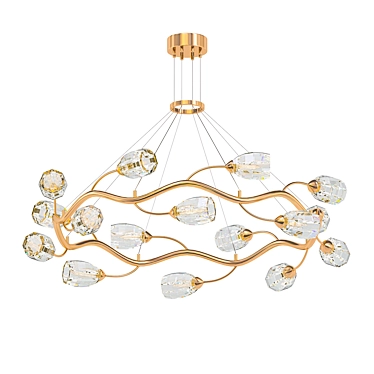 Crystal Radiance Chandelier 3D model image 1 