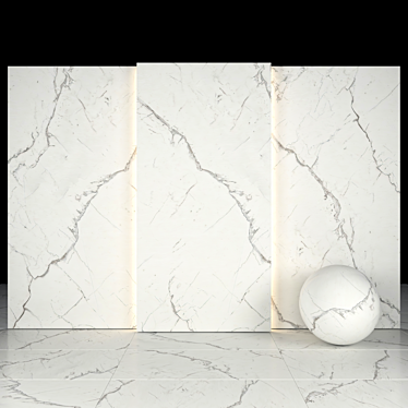 8 Texture Armonia Marble Slabs 3D model image 1 