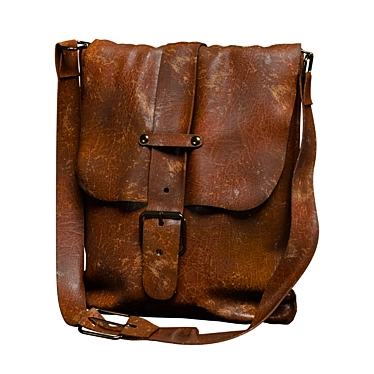 Elegance in Leather: Corona Bag 3D model image 1 