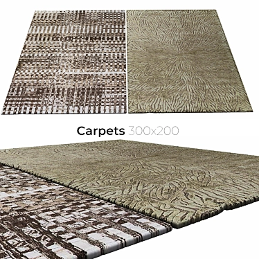 Elegant Interior Carpets 3D model image 1 