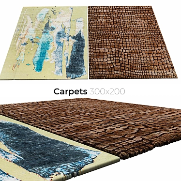 Elegant Interior Carpets 3D model image 1 