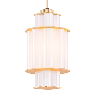 Elegant Bauer Chandelier - Illuminate in Style! 3D model image 1 